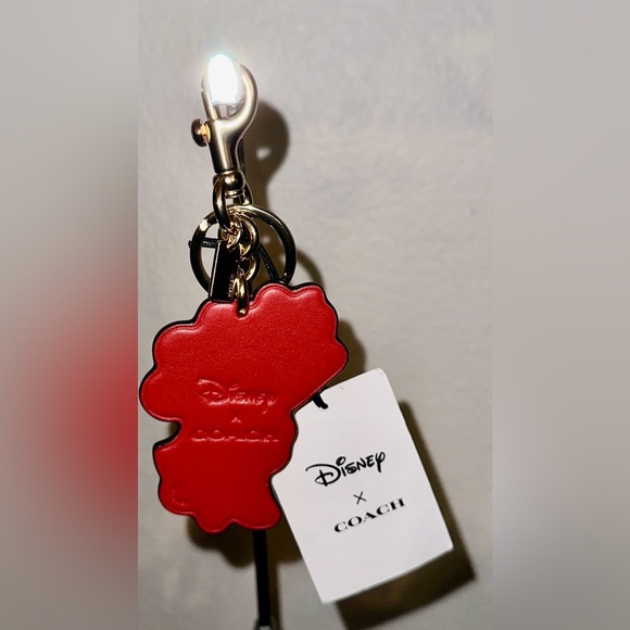 NWT Disney X Coach Minnie/Mickey Mouse Bag Charm - Picture 2 of 7